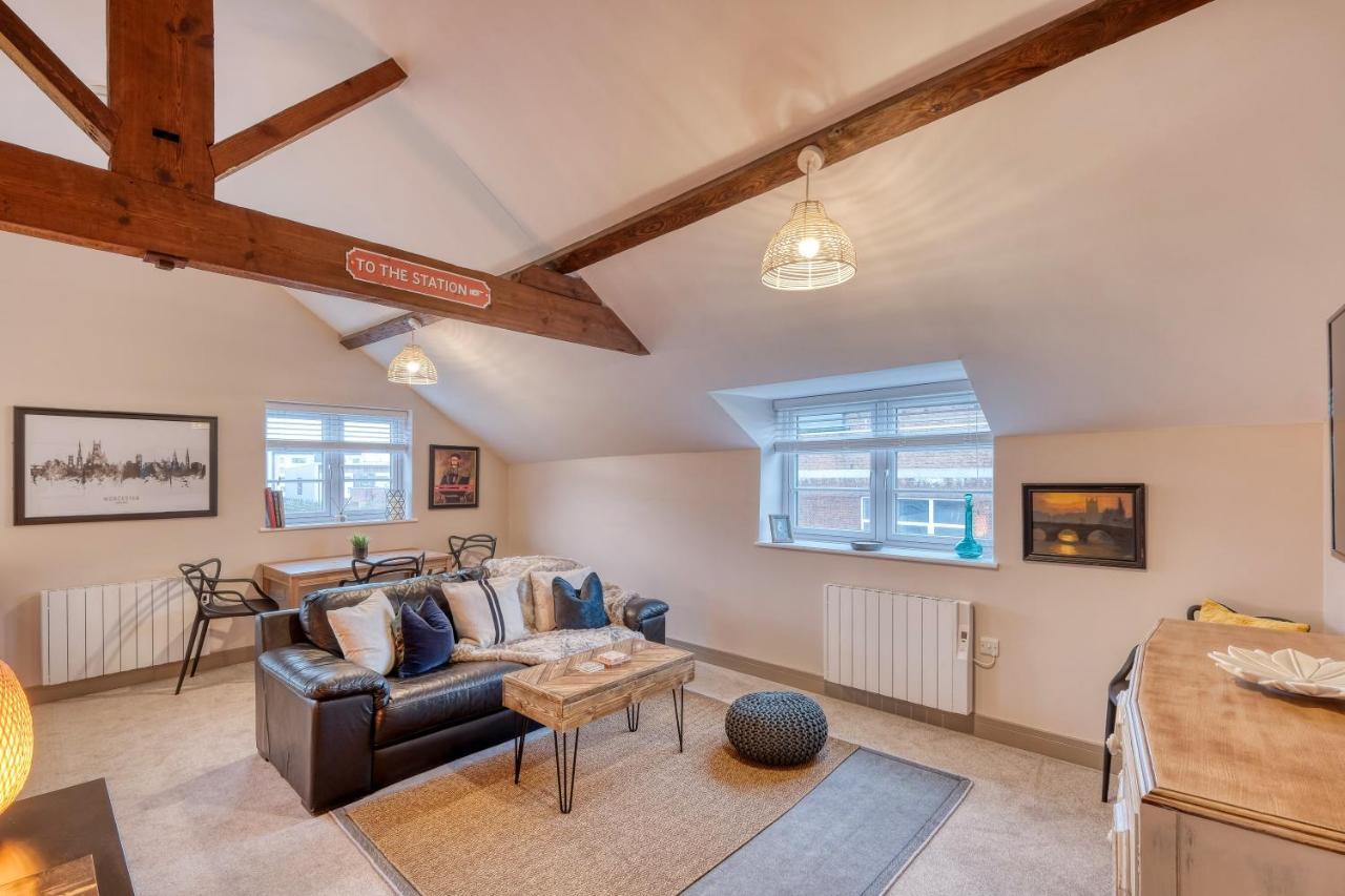 The Station Loft City Centre 1-Bed Apartment Worcester Luaran gambar