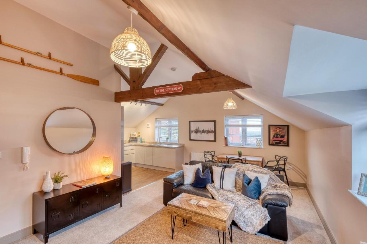 The Station Loft City Centre 1-Bed Apartment Worcester Luaran gambar